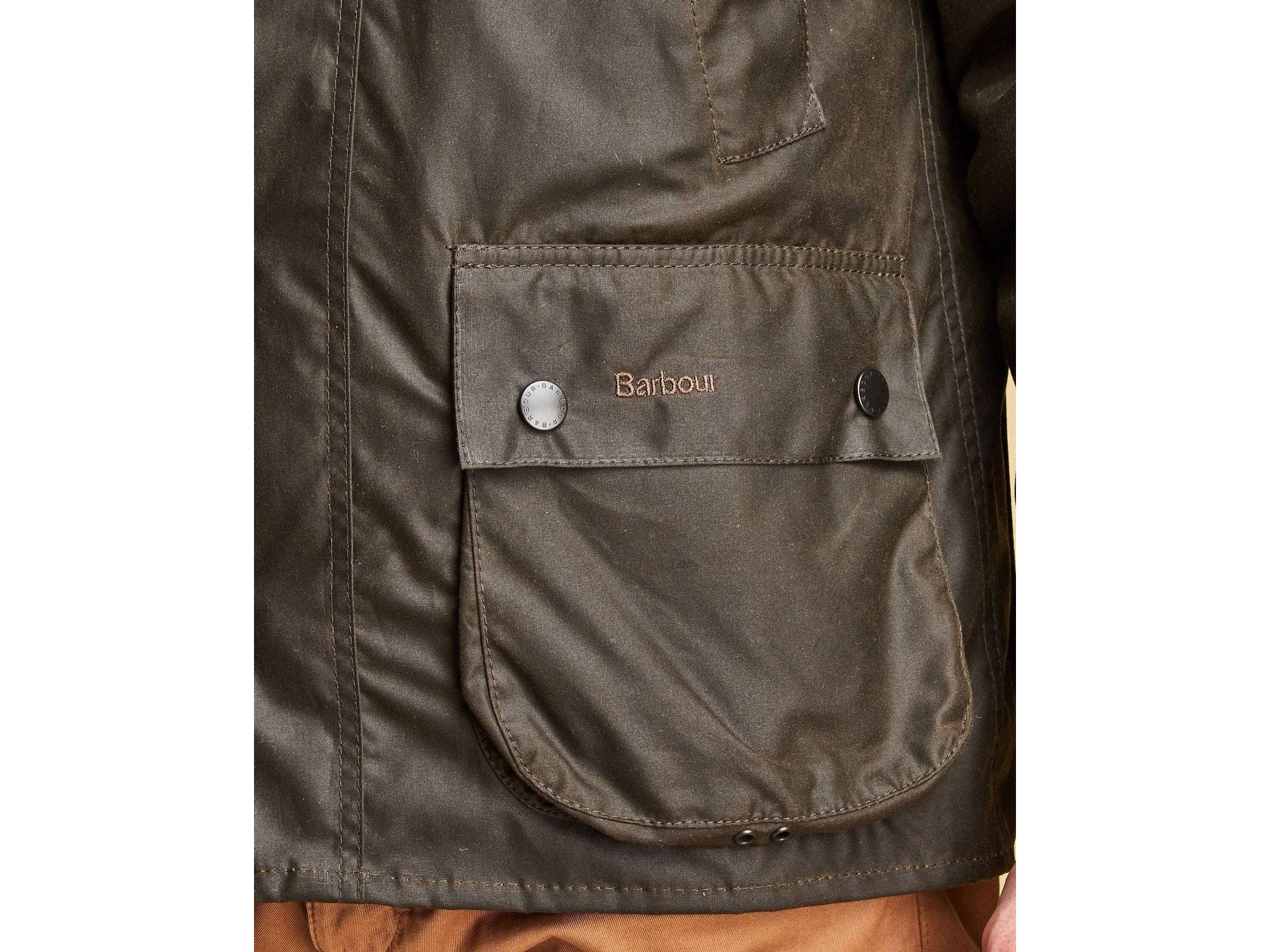 Barbour Classic Bedale Wax Jacket In Olive - Rainwater's Men's Clothing and Tuxedo Rental