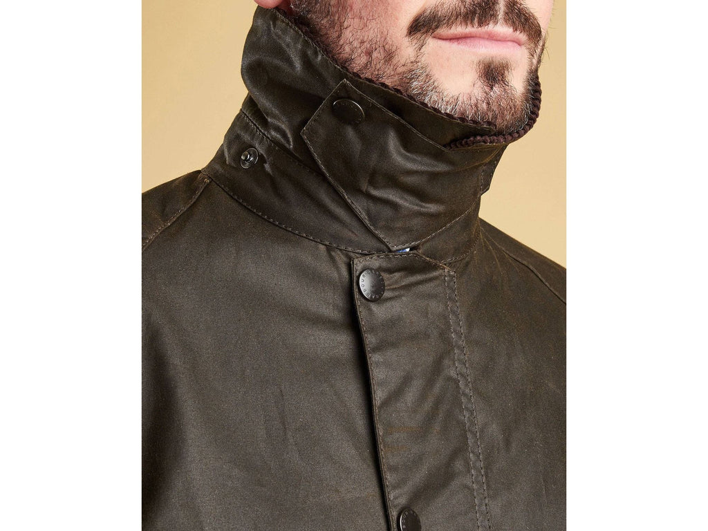 Barbour Classic Bedale Wax Jacket In Olive - Rainwater's Men's Clothing and Tuxedo Rental