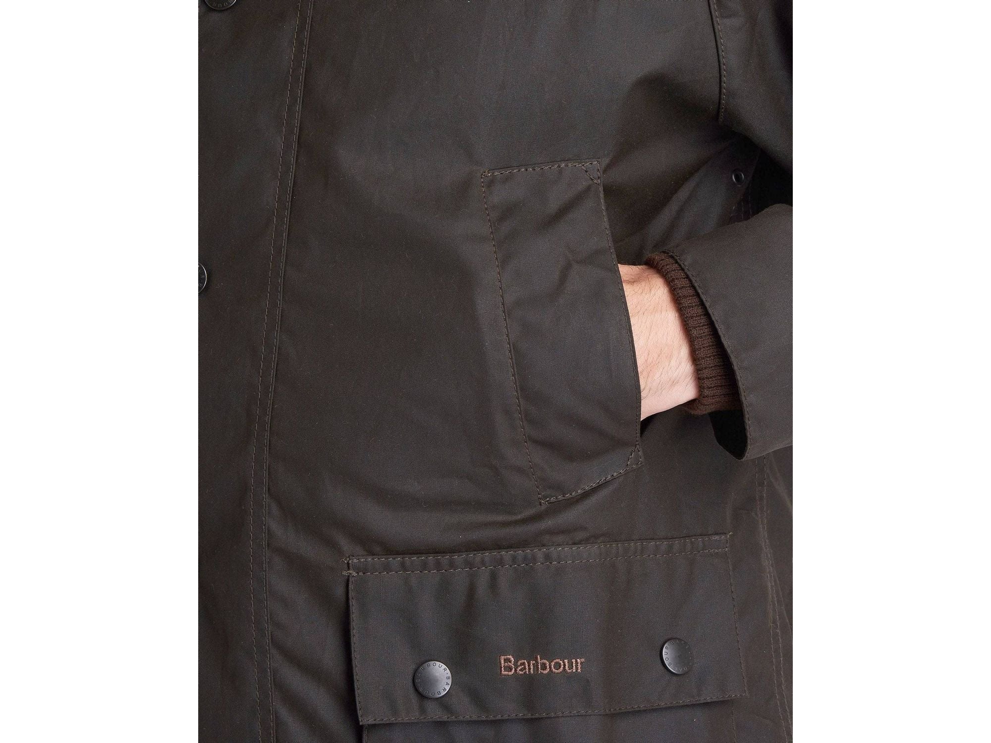 Barbour Classic Bedale Wax Jacket In Olive - Rainwater's Men's Clothing and Tuxedo Rental