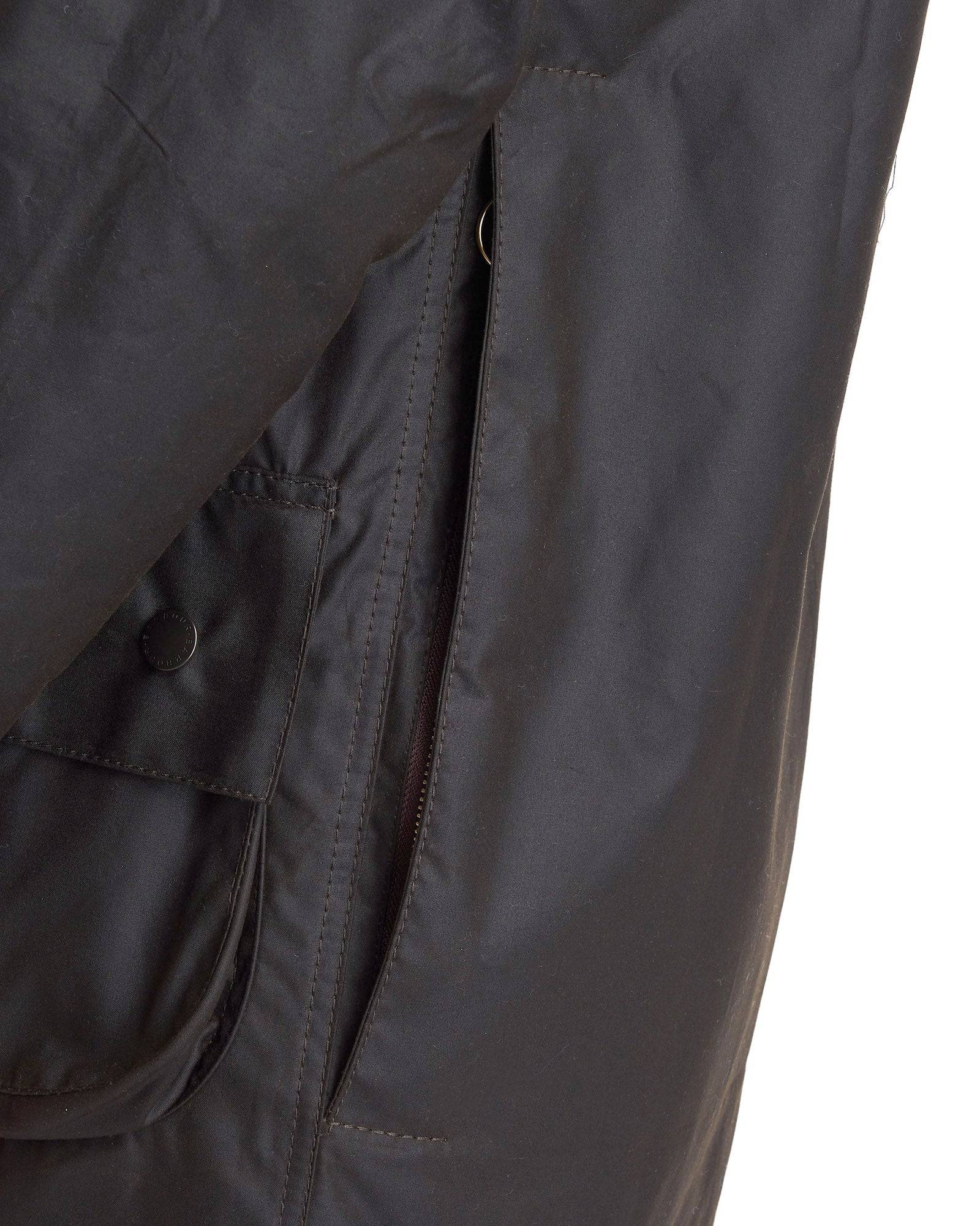 Barbour Classic Beaufort Wax Cotton Jacket In Olive - Rainwater's Men's Clothing and Tuxedo Rental