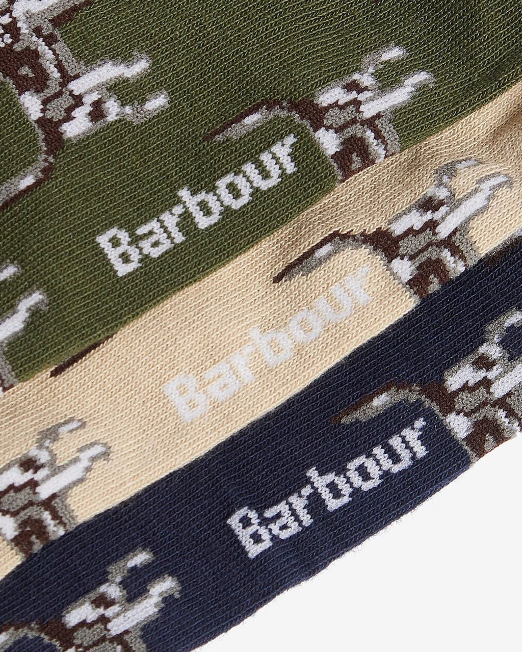 -Rainwater's -Barbour - Socks - Barbour Dog Pointer 3 Pair Of Socks Boxed Gift Set -