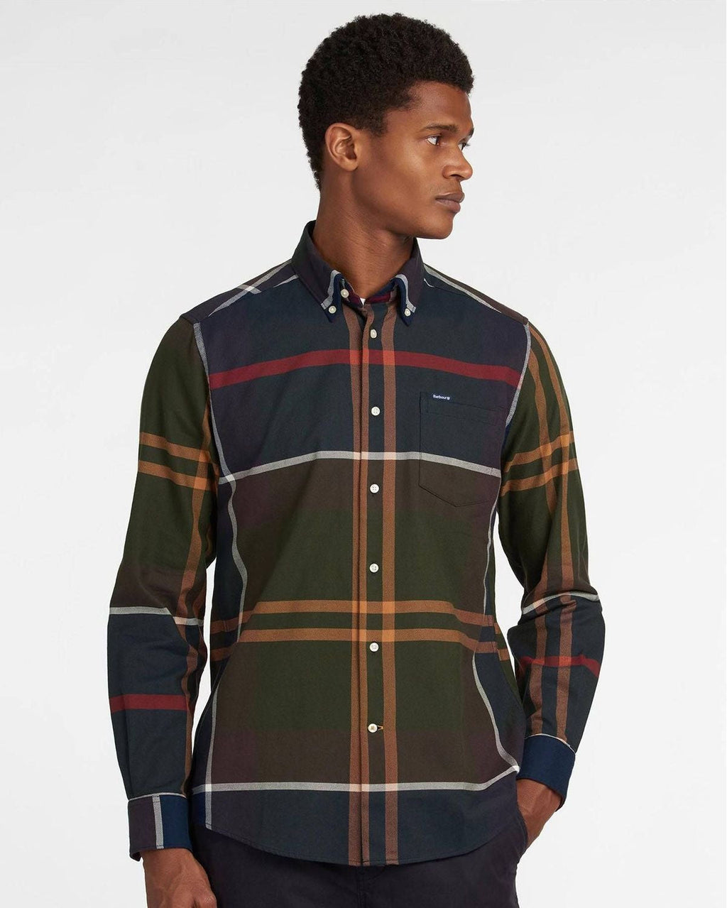 Barbour Dunoon Tailored Shirt in Classic Tartan - Rainwater's Men's Clothing and Tuxedo Rental