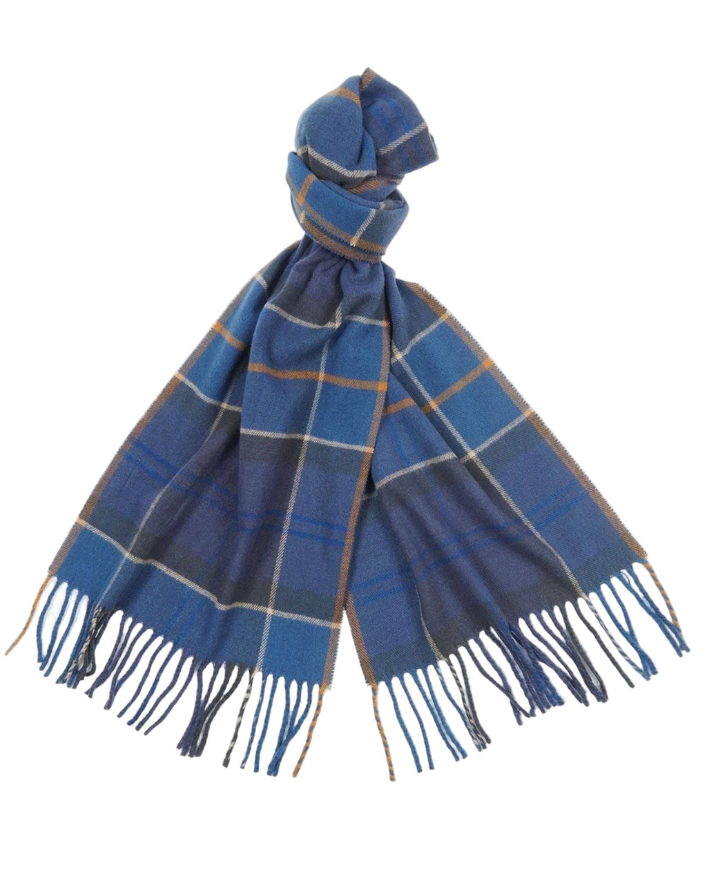 Barbour Gallingale Tartan Scarf In Midnight Tartan - Rainwater's Men's Clothing and Tuxedo Rental