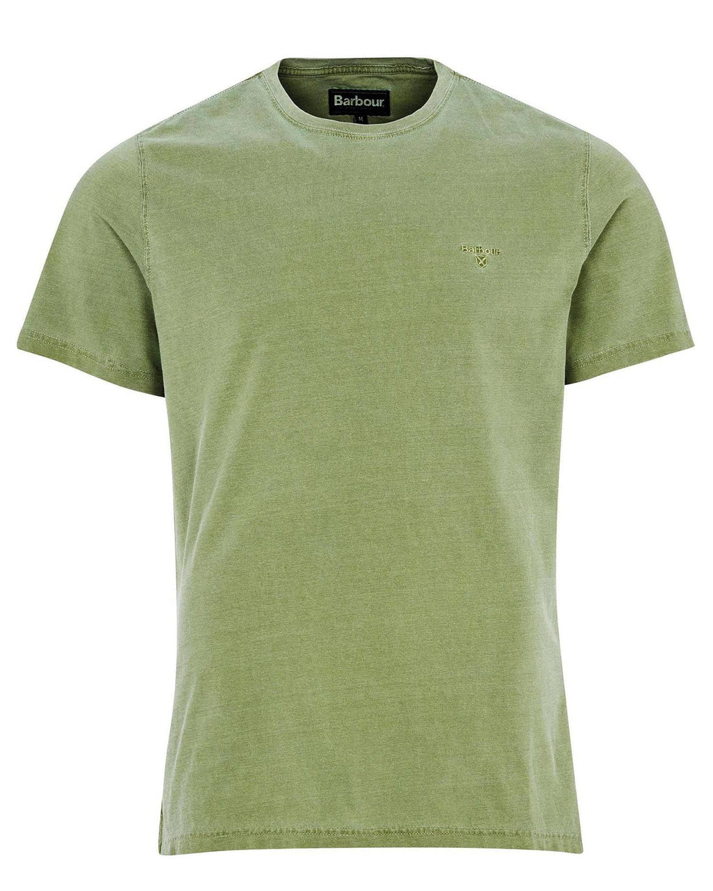 Barbour Garment Dyed Tee In Light Moss - Rainwater's Men's Clothing and Tuxedo Rental