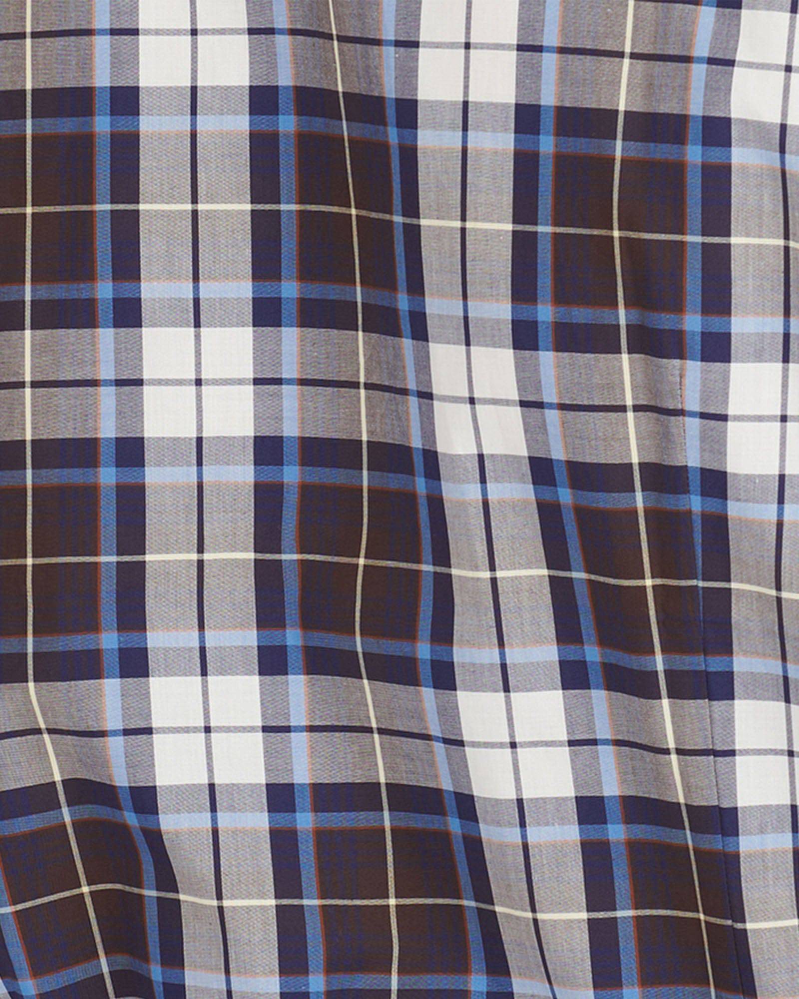 Barbour Highland Check 39 Buttondown Collar Plaid Shirt In Trail Brown - Rainwater's Men's Clothing and Tuxedo Rental