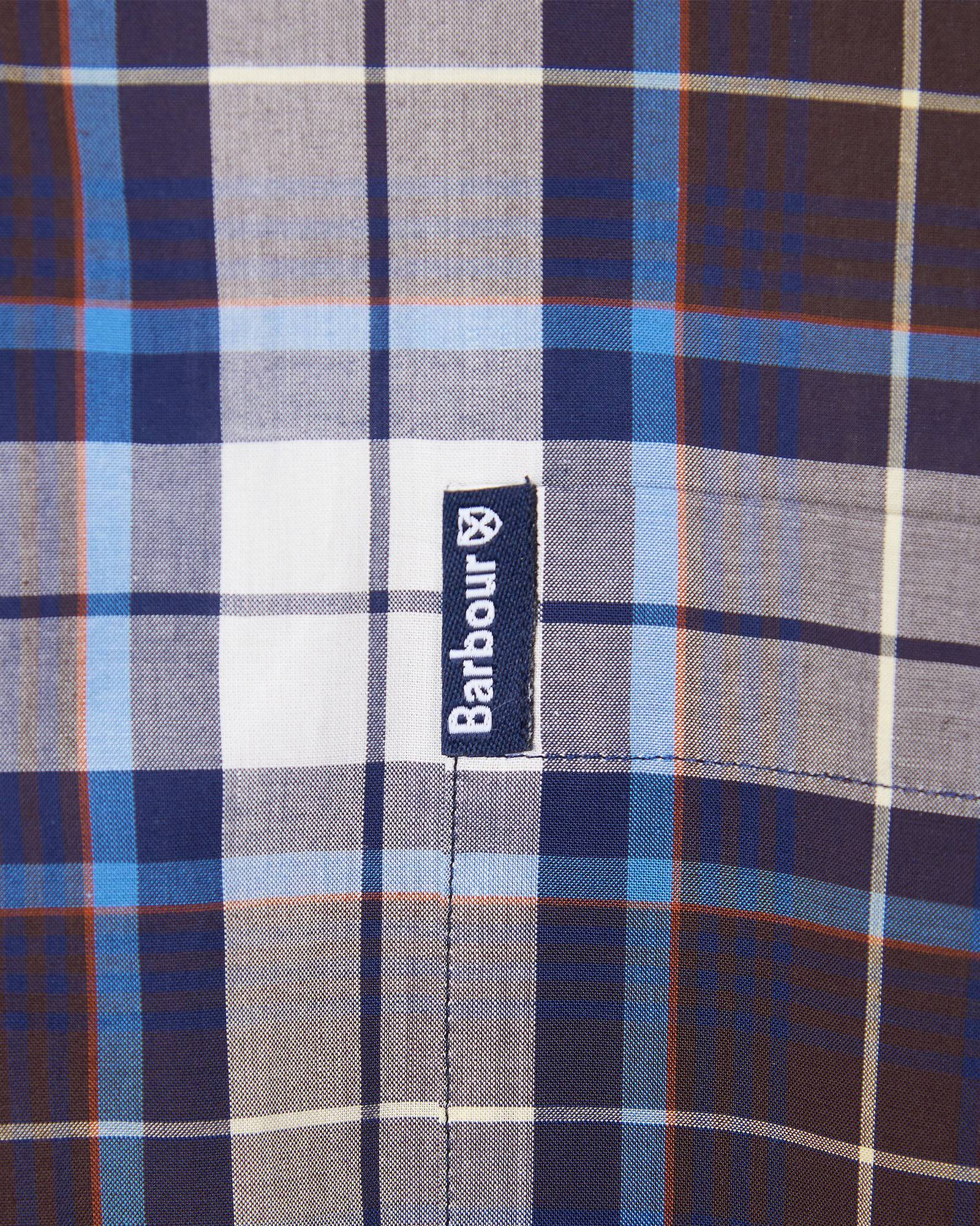 Barbour Highland Check 39 Buttondown Collar Plaid Shirt In Trail Brown - Rainwater's Men's Clothing and Tuxedo Rental