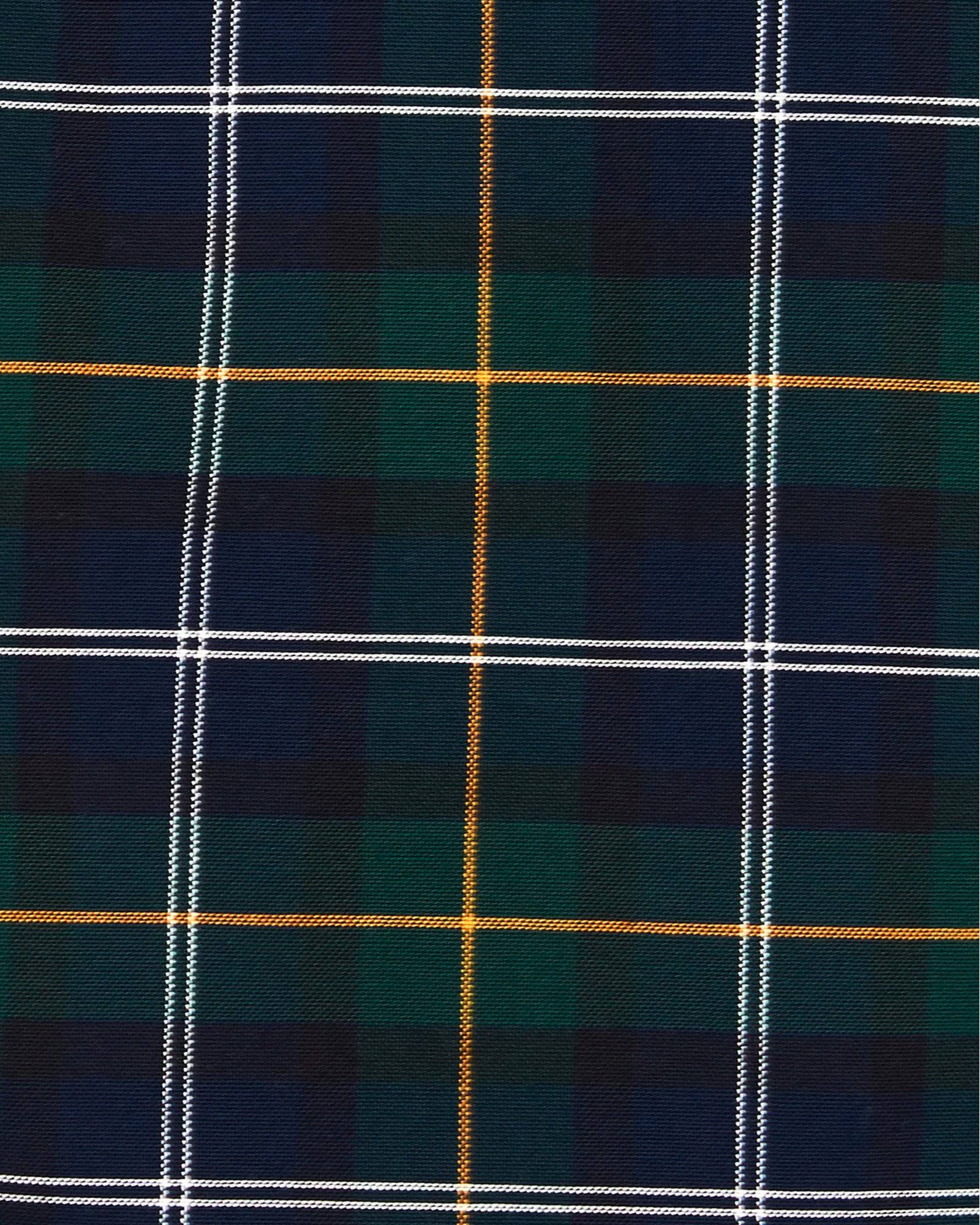 Barbour Tartan 6 Plaid Tailored Fit Button Down Shirt in Seaweed Tartan - Rainwater's Men's Clothing and Tuxedo Rental