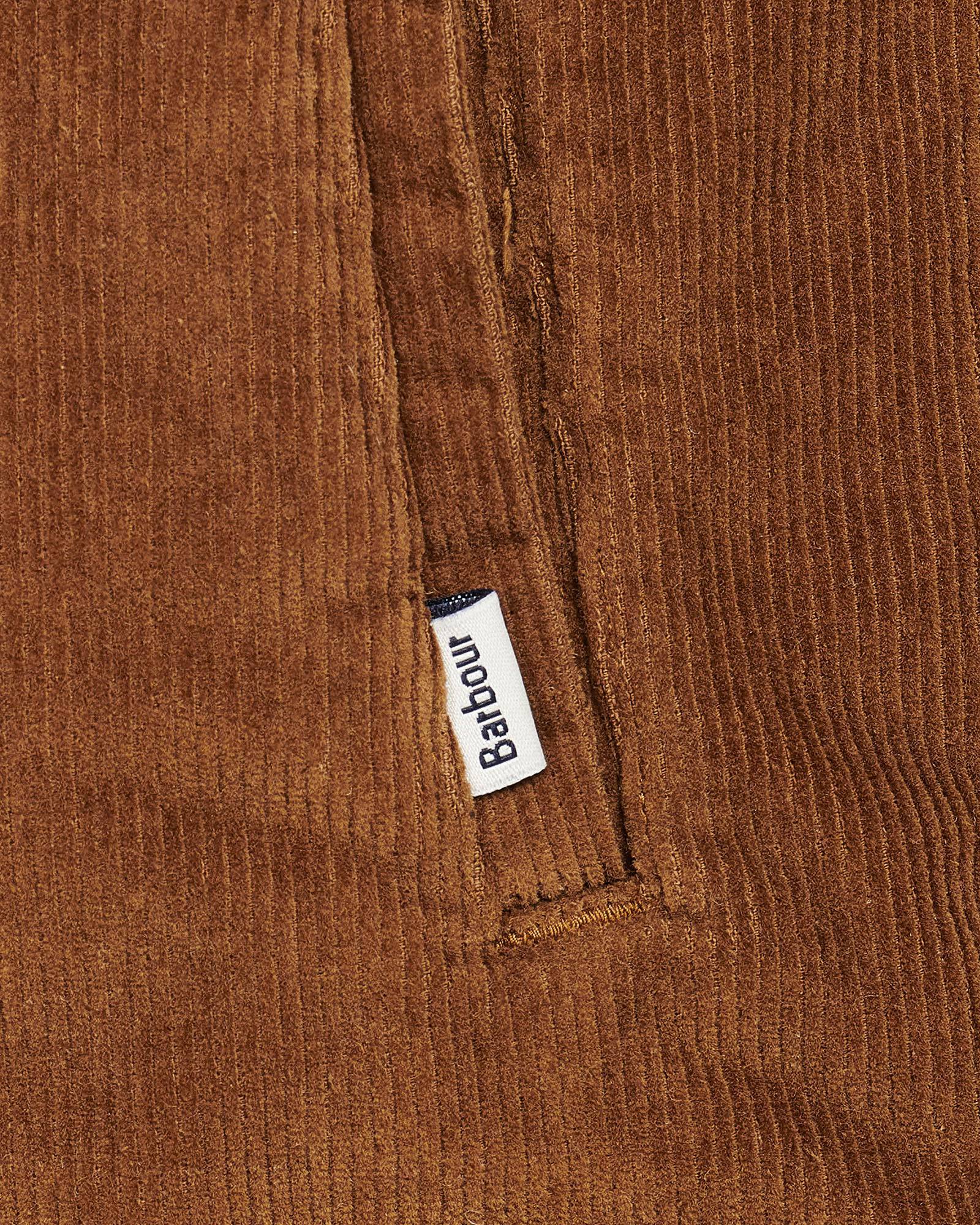 Barbour Stretch Corduroy Over Shirt In Sandstone - Rainwater's Men's Clothing and Tuxedo Rental