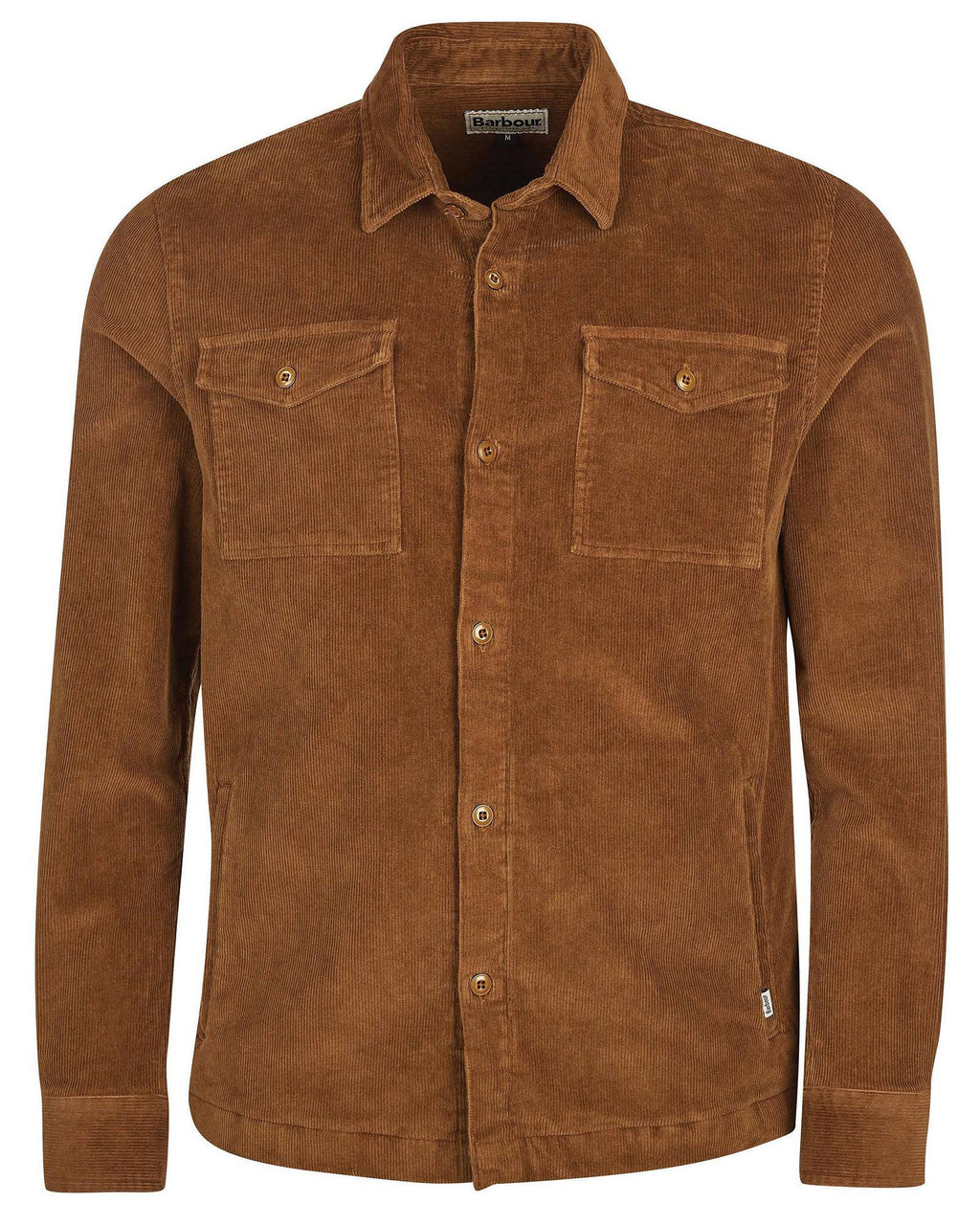 Barbour Stretch Corduroy Over Shirt In Sandstone - Rainwater's Men's Clothing and Tuxedo Rental