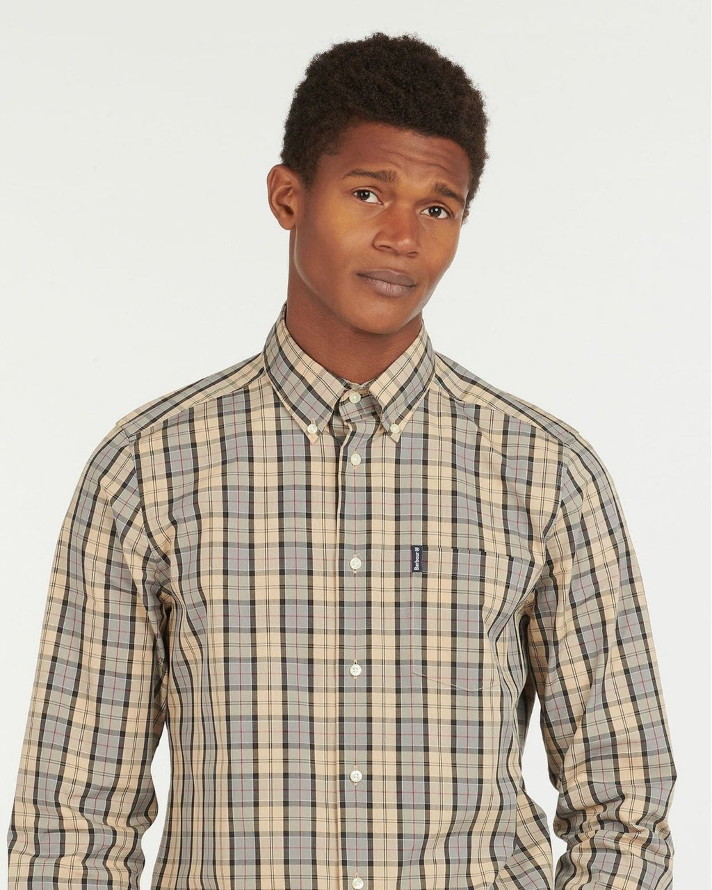 Barbour Tartan 17 Tailored Buttondown Collar Shirt In Dress Tartan - Rainwater's Men's Clothing and Tuxedo Rental
