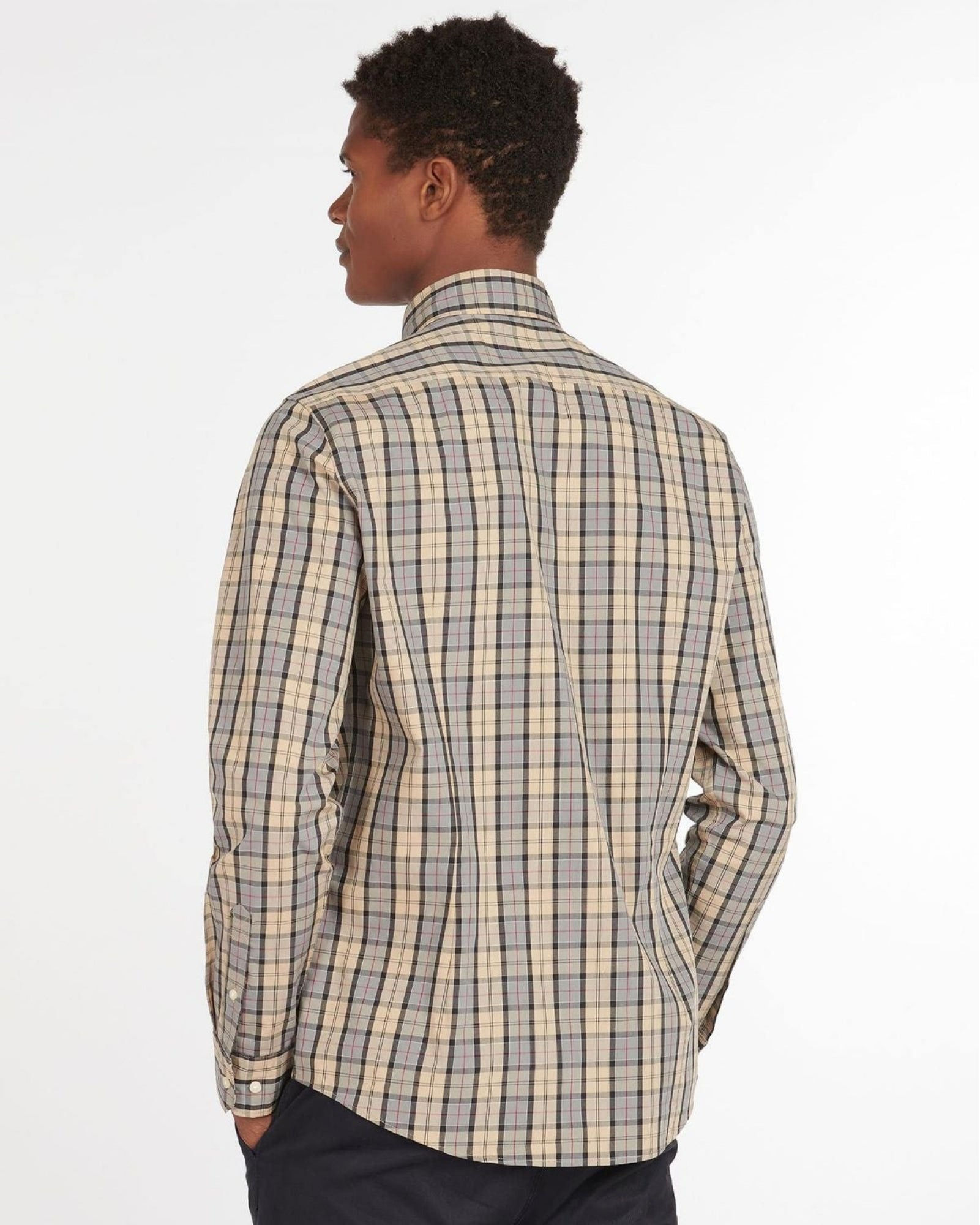 Barbour Tartan 17 Tailored Buttondown Collar Shirt In Dress Tartan - Rainwater's Men's Clothing and Tuxedo Rental
