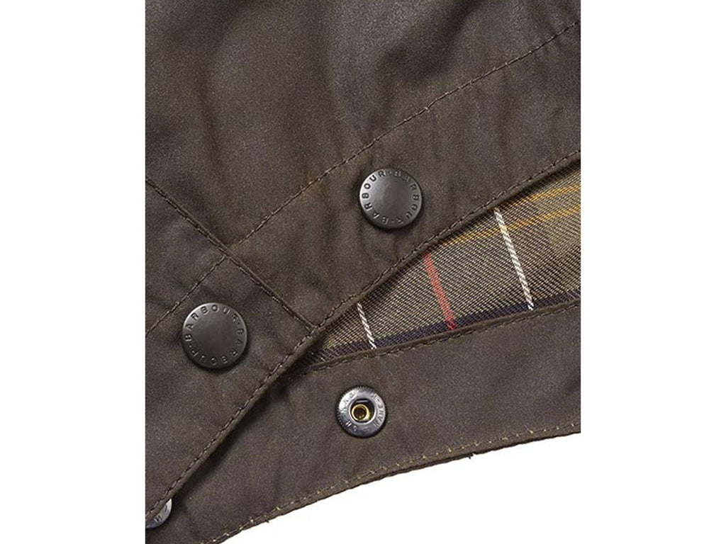 Barbour Sykoil Waxed Cotton Hood In Classic Olive - Rainwater's Men's Clothing and Tuxedo Rental