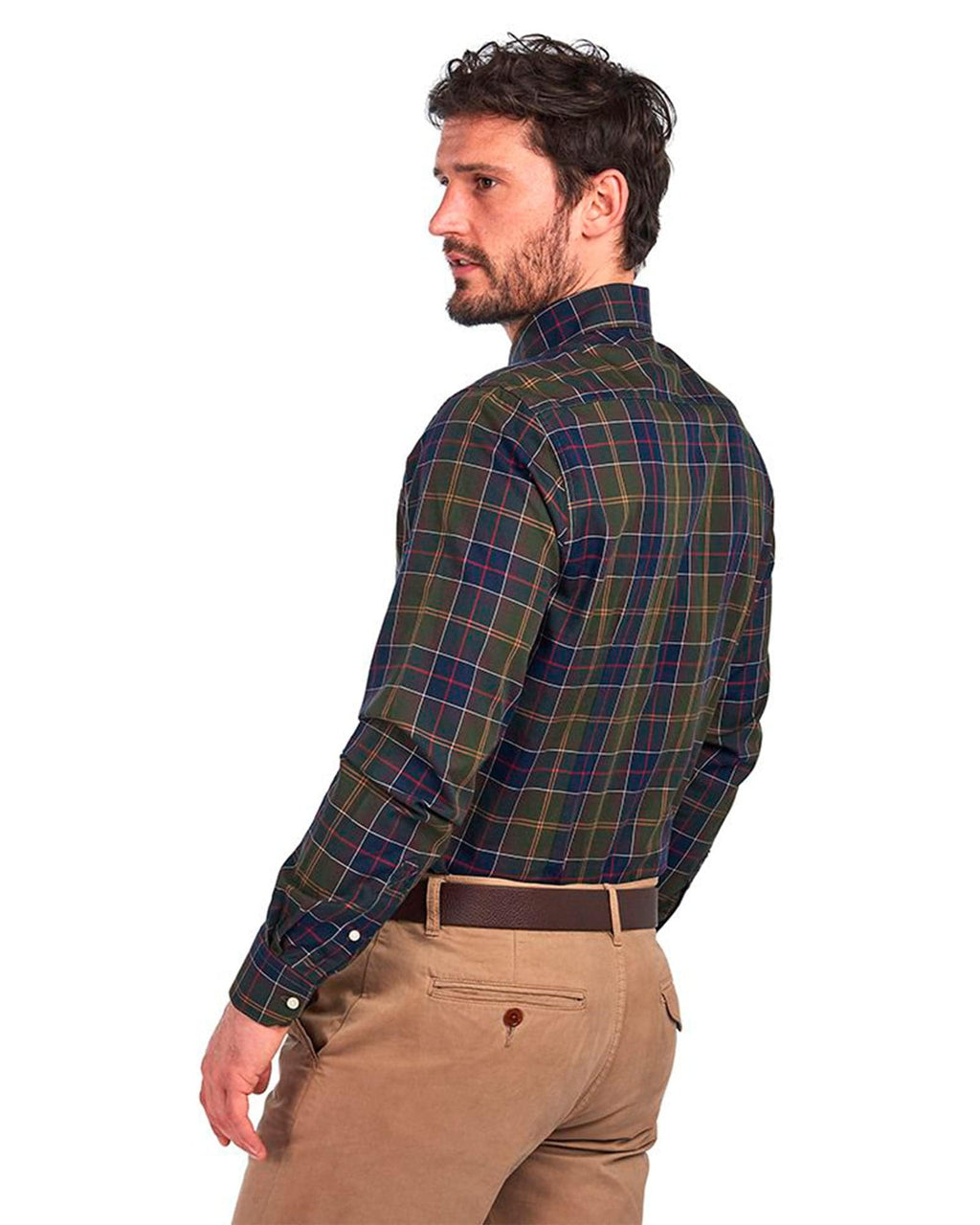 Barbour Wetheram Classic Tartan Plaid Button Down Collar Shirt in Tailored Fit - Rainwater's Men's Clothing and Tuxedo Rental