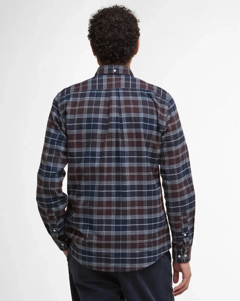 Barbour Kyeloch Tailored Long-Sleeved Shirt In Midnight Oak Tartan