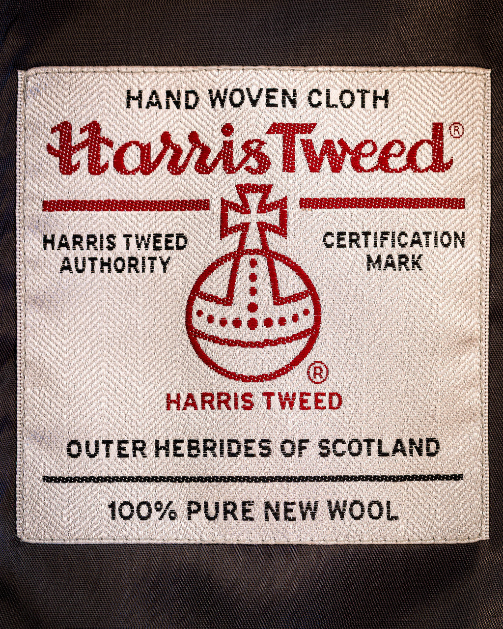 Harris Tweed Sport Coat in Grey Herringbone